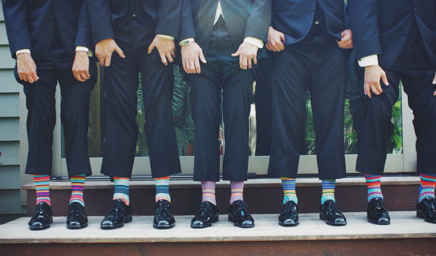 fashion men vintage colorful