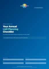 Cover Annual HR LD planning checklist